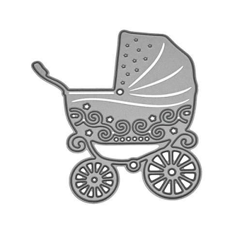 Cutting die - Baby Cart 1