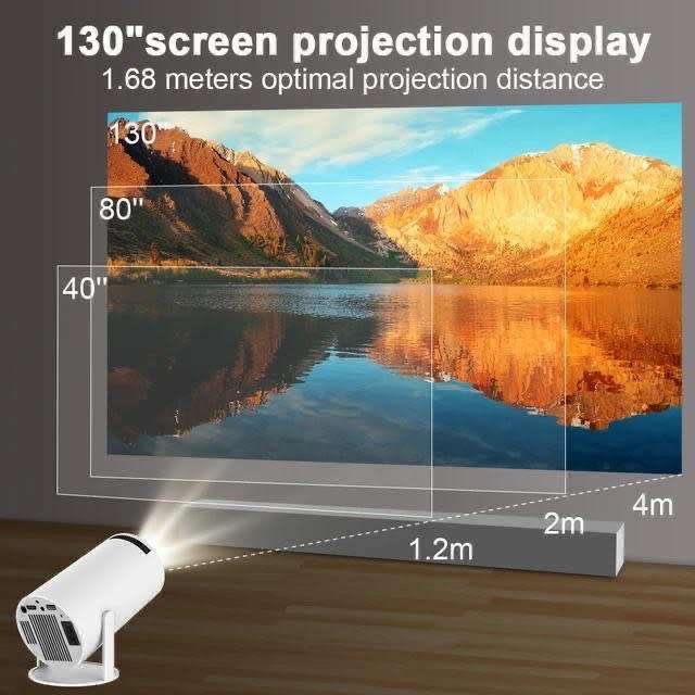 4K ULTRA HD PROJECTOR  WITH REMOTE