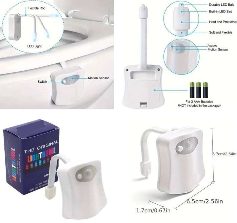 TOILET SENSOR LIGHT