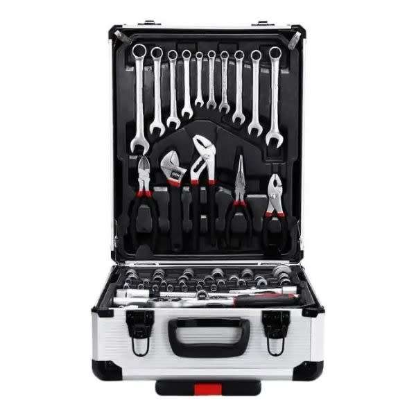 187 Piece Professional Chrome Vanadium Toolset with Combination Wrench_  The aut
