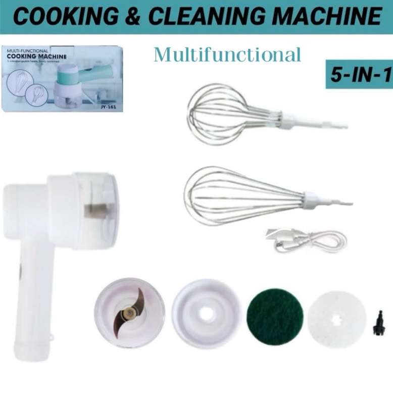 CORDLESS COOKING & CLEANING MACHINE_  5-IN-1