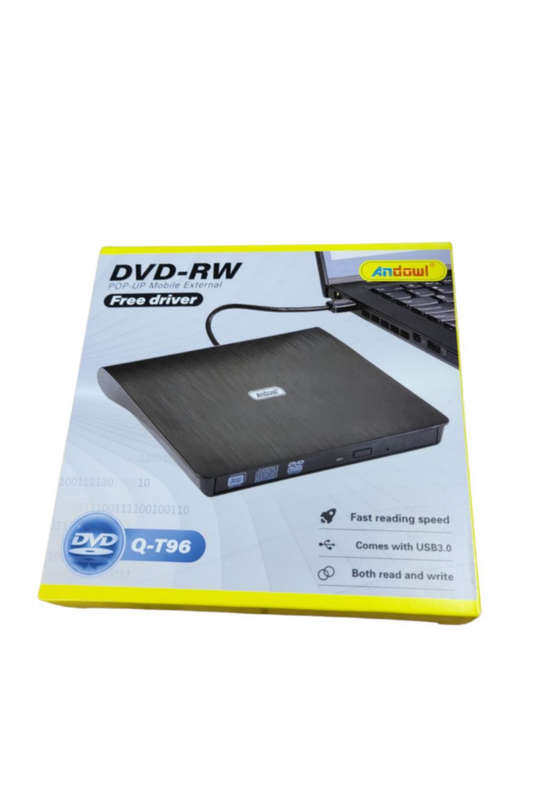 Andowl DVD-Rw Pop-Up Mobile External Q-T96
