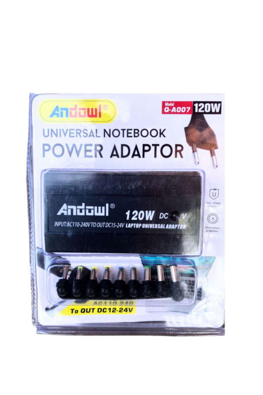 Universal Notebook Power Adaptor With 9 Plugs