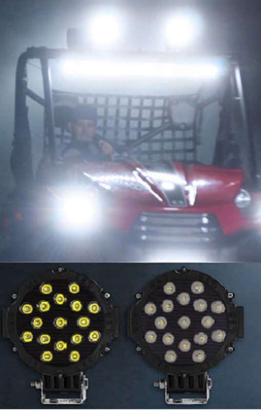 51W LED Spotlight - 7`Heavy Duty