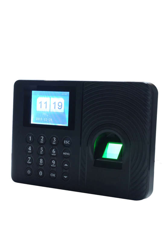 Fingerprint Time Attendance Machine Black