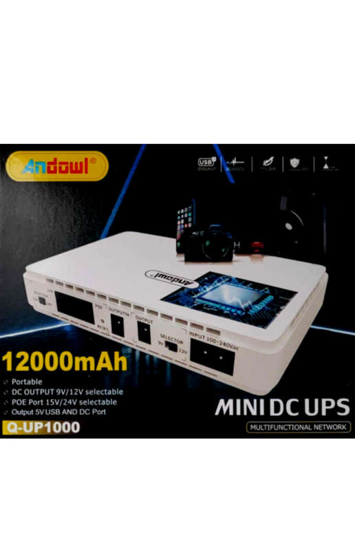 Andowl 1200mAh Mini DC UPS