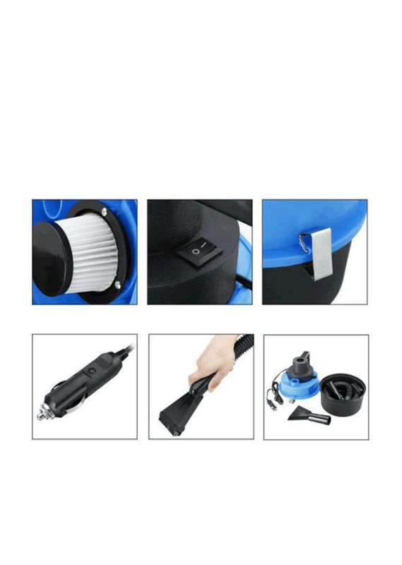 DC 12V 180W Portable Handheld Car Canister Vacuum Cleaner CTC-589
