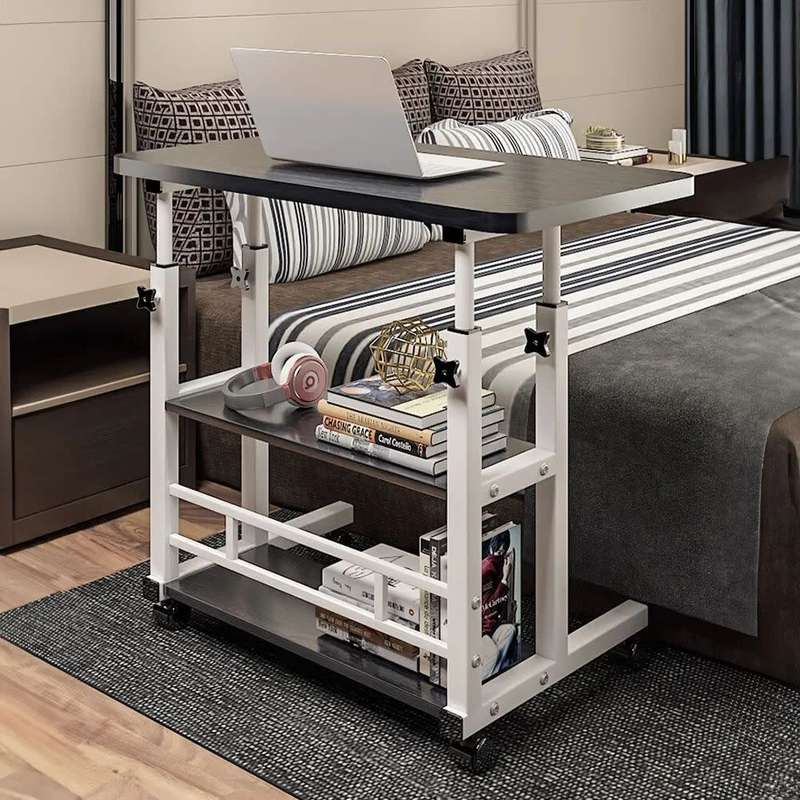 LAPTOP DESK WITH 2 SHELVES