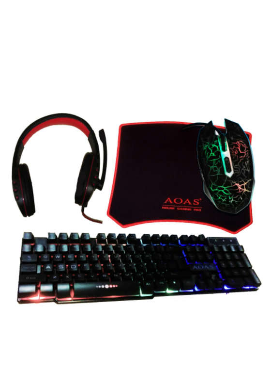 4 Piece RGB Gaming kit AOAS -1088