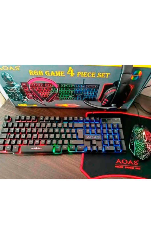 4 Piece RGB Gaming kit AOAS -1088