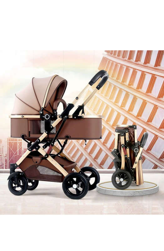 3 in 1 Baby Stroller - Khaki