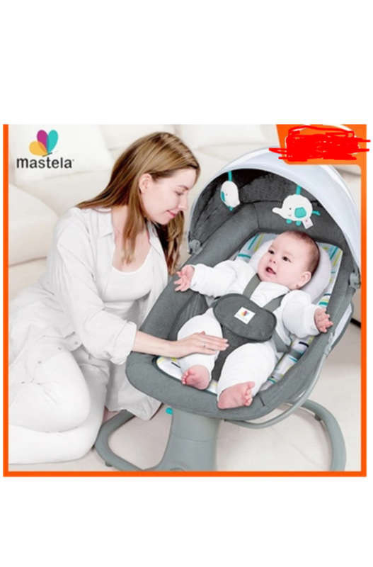 Mastela 3 In 1 Rocker\Swing Bassinet | Light Grey