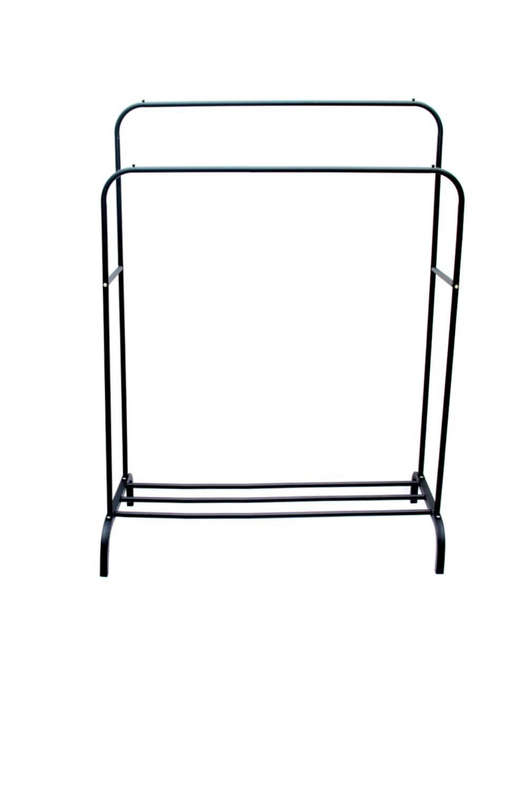Pract Pack - Two Rail Free Standing Dry Clothes Rack for Hanging Clothes