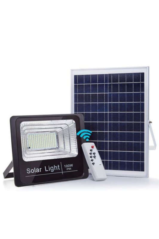 100W Solar Flood light