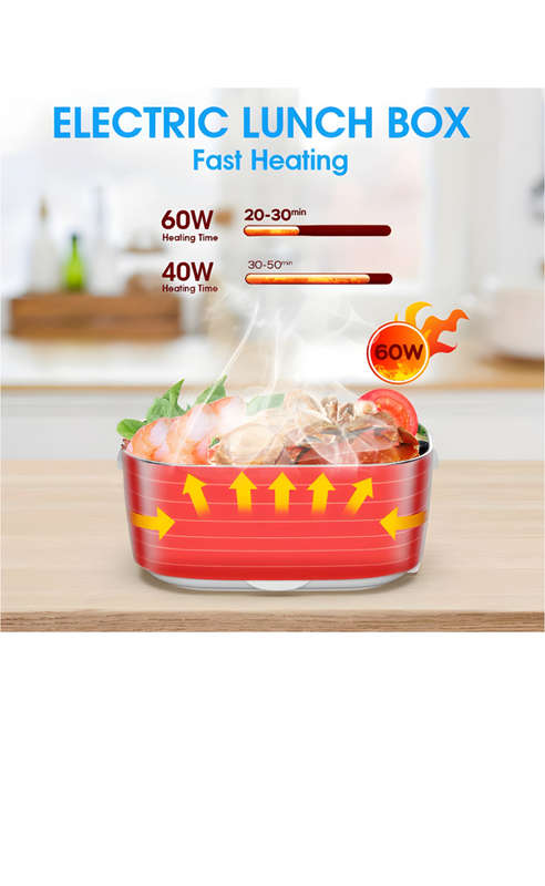 Electric Lunch Box and Food Warmer