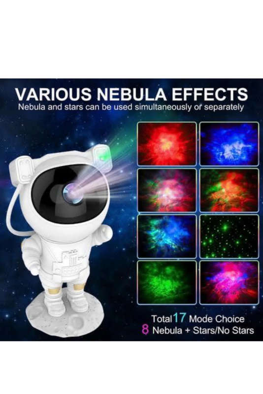 Astronaut Nebula Galaxy Night Light Projector