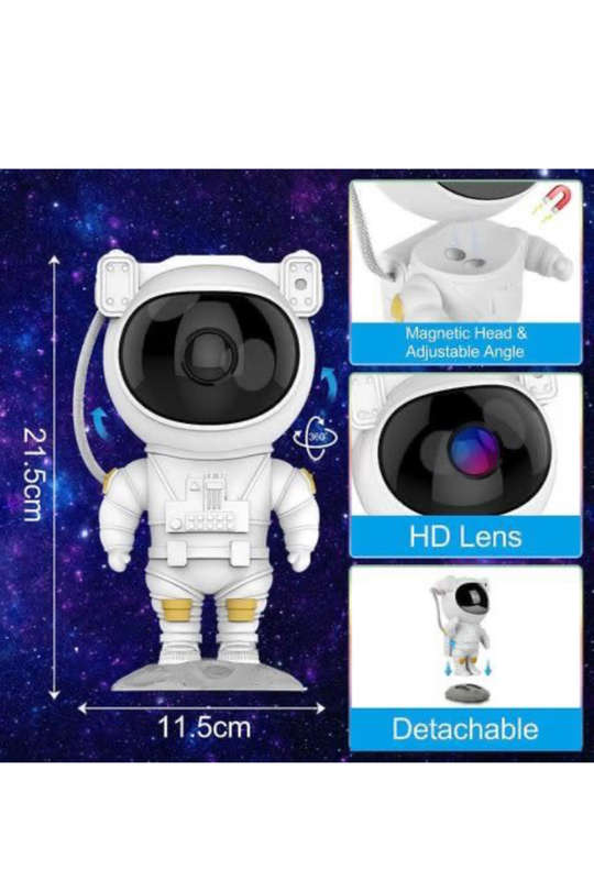 Astronaut Nebula Galaxy Night Light Projector