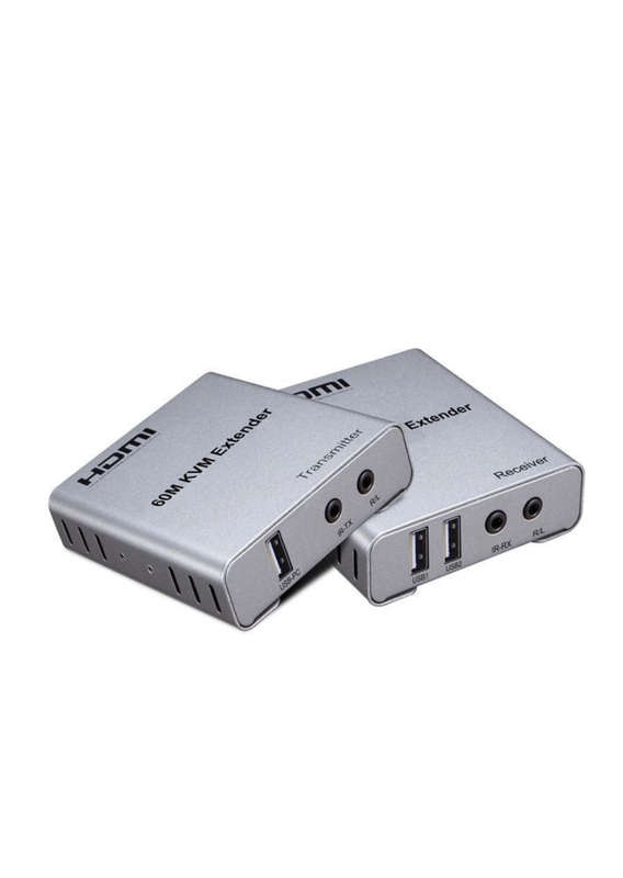 Hdmi Extender 60M Kvm Single Network Cable Transmits 1080P/60Hz Hd Signal Extender + Audio