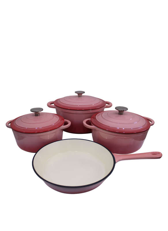 Cast Iron Pot Set -7 Piece