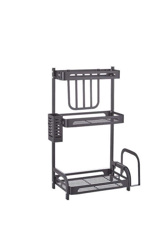 3 Tier Spice Rack - Black
