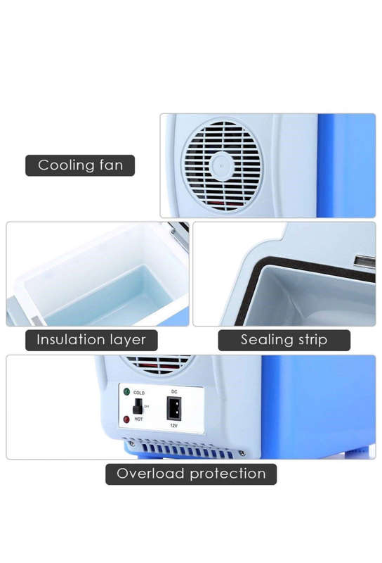 Portable Car Refrigerator Cooler & Warmer 7.5l Capacity