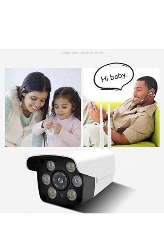 Wi-Fi Surveillance Camera Clear Night Vision