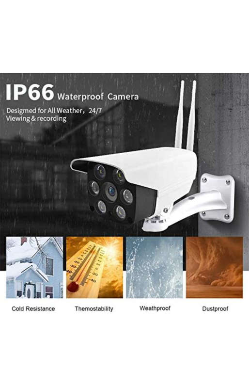Wi-Fi Surveillance Camera Clear Night Vision
