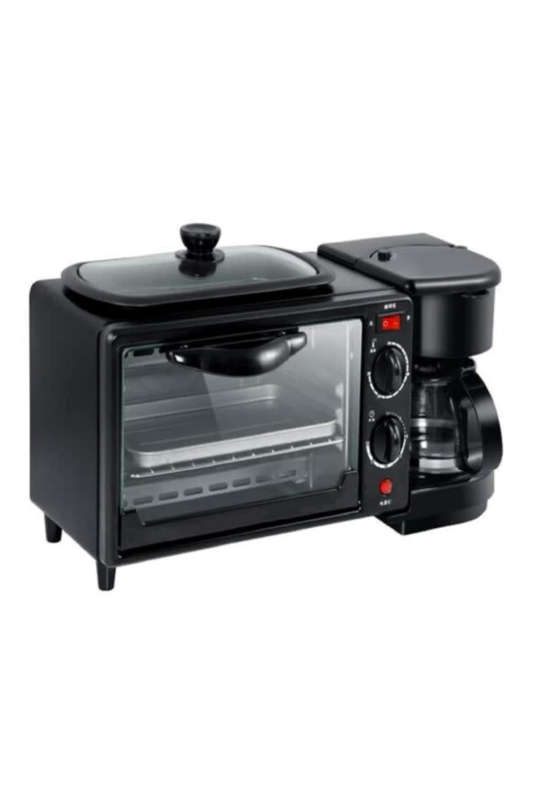 Breakfast Maker 9L With Oven Coffee Maker And Frying Pan 3 In 1