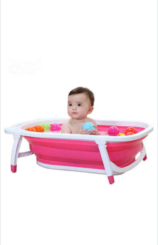 children folding bath tub
