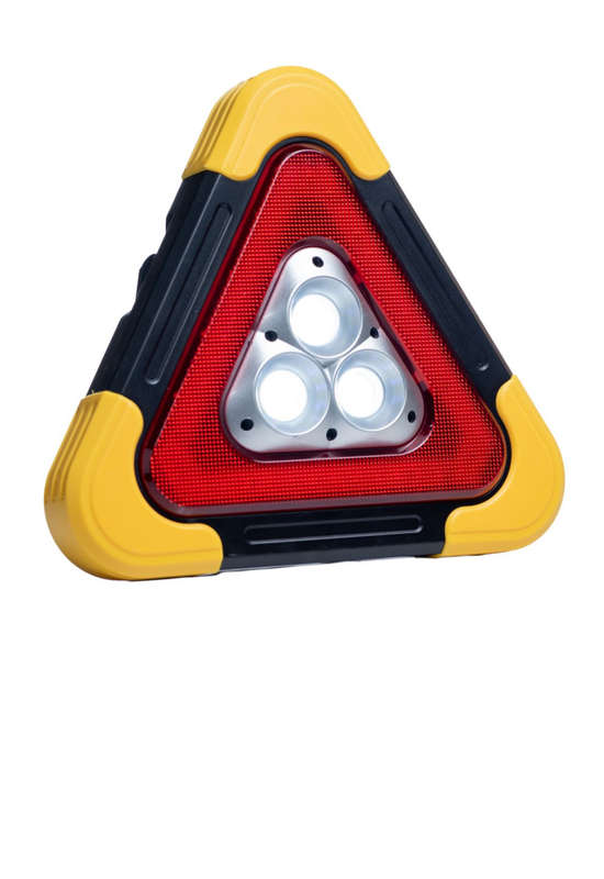 Hurry Bolt Multifunctional Work And Warning Solar Light - Yellow