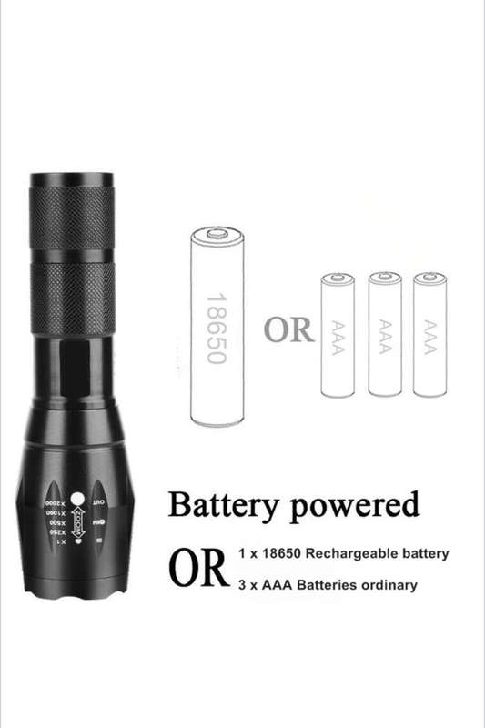 LED Flashlight Rechargeable