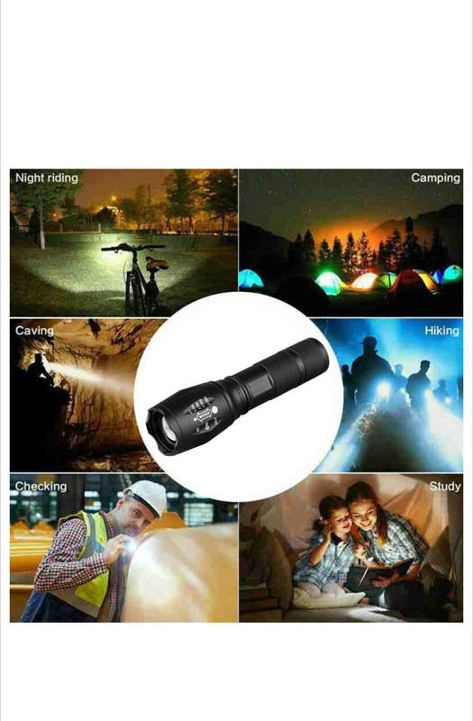 LED Flashlight Rechargeable