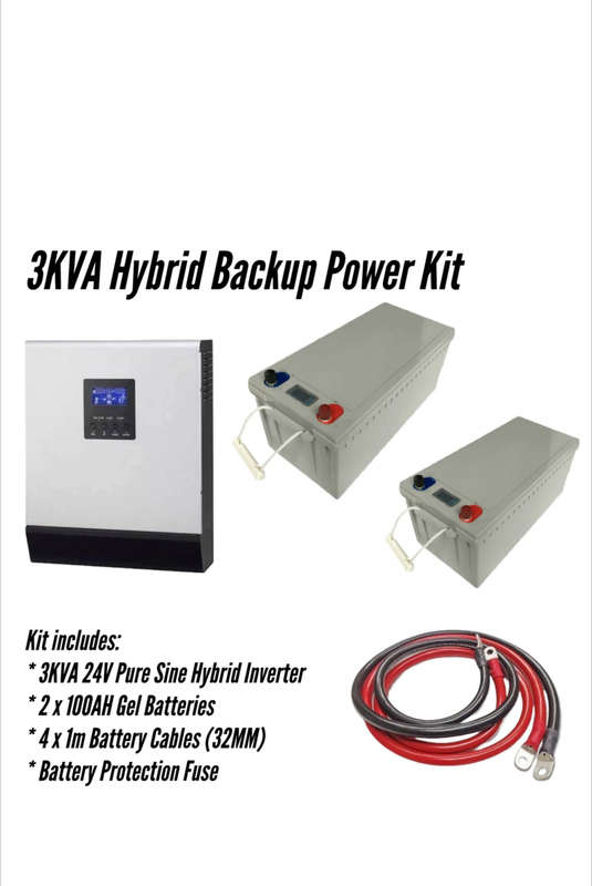 3KVa Hybrid solar inverter kit
