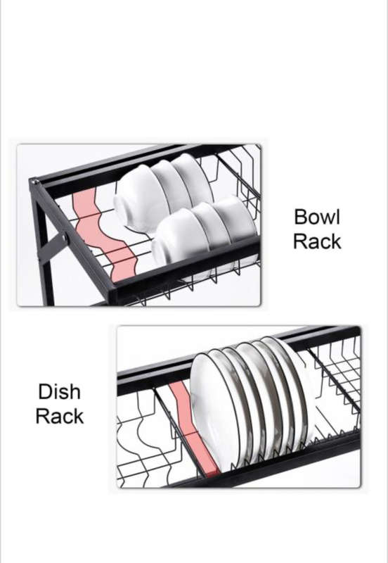 65cm OVER THE BASIN DISH RACK