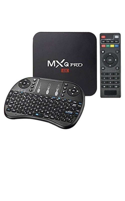Android TV Box - MXQ Pro 4K 5G HD TV Box PLUS Mini Backlit Keyboard