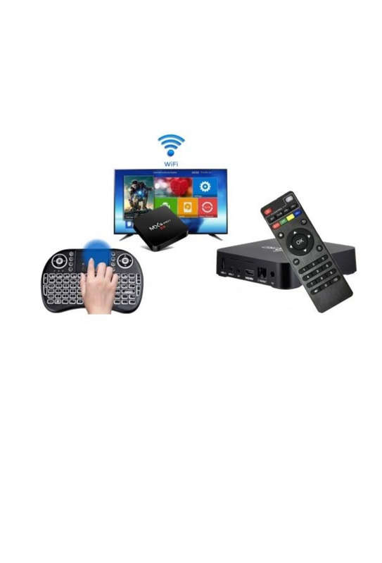 Android TV Box - MXQ Pro 4K 5G HD TV Box PLUS Mini Backlit Keyboard