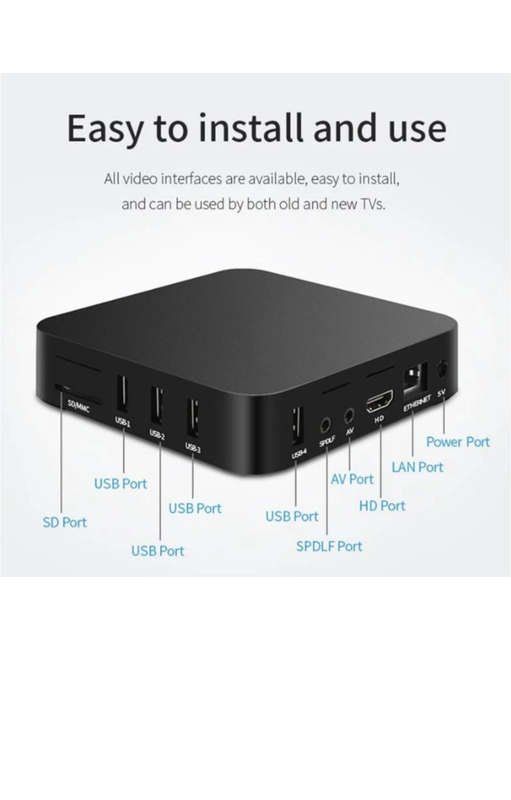 MXQ Pro Tv Box + RGB Wireless Keyboard