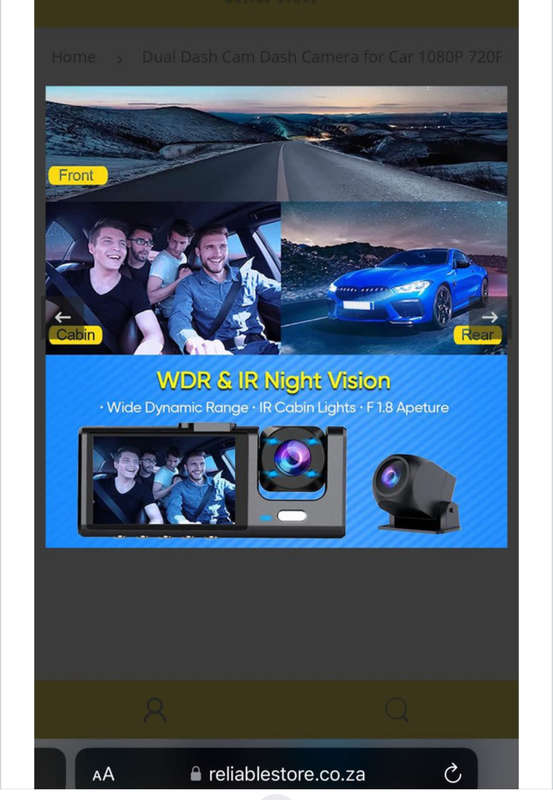 DUAL LENS DASH BLACKBOX DVR