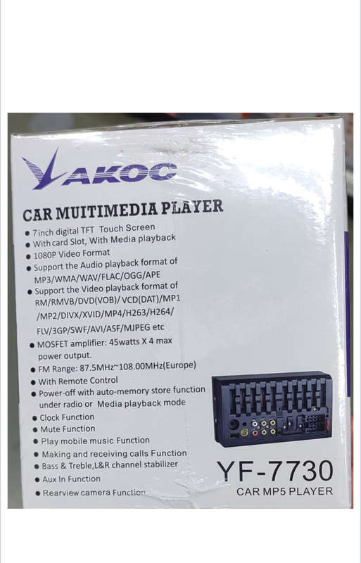 7 inch digital TFT Touch Screen With card Slot, With Media playback