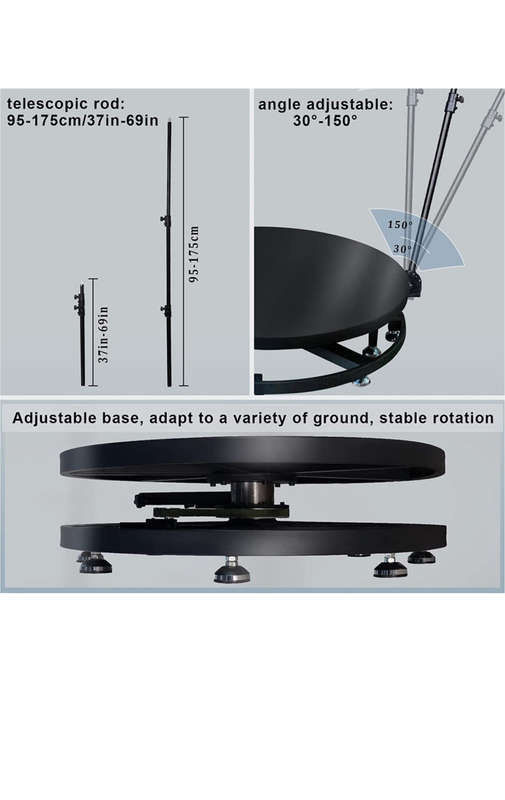 360 Spin Selfie Magic Photo Booth (100cm)