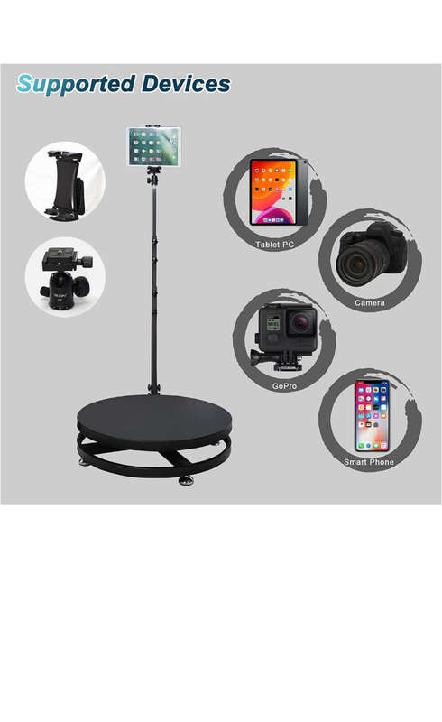 360 Spin Selfie Magic Photo Booth (100cm)