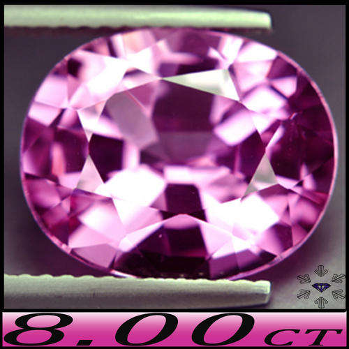 8.00CT SWEET PINK TOPAZ [VVS] - CLEAN HEATED GEMSTONE FROM MINAS GERAIS BRAZIL