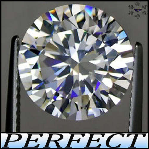 1.85CT PERFECT DIAMOND SIMULATE [VVS] - BRILLIANT STUNNING TOP WHITE ROUND