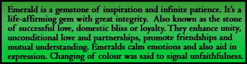 EMERALD, AQUAMARINE OR MORGANITE AND BERYL GEMS