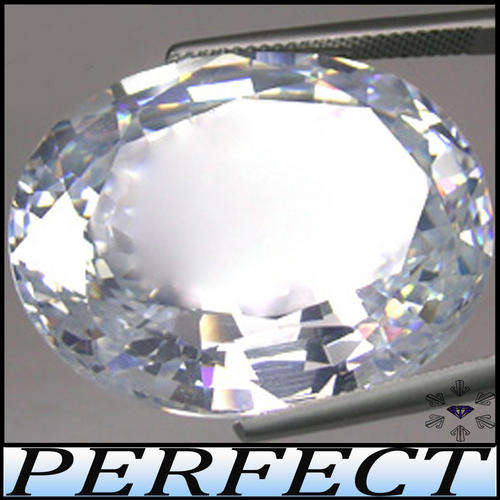 1.55CT CALIBRATED DIAMOND SIMULATE [IF] ~ BRILLIANT FLAWLESS PERFECT OVAL