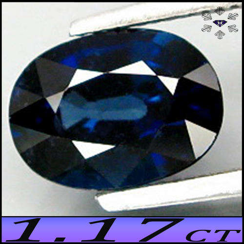 1.17CT RAVISHING ROYAL NAVY BLUE SAPPHIRE - DODOMA TANZANIAN OVAL EYE CLEAN GEM