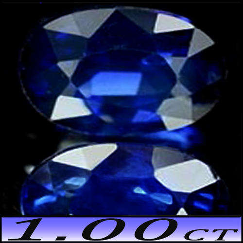 1.00CT MADAGASCAN OVAL POLISHED SAPPHIRE PAIR [VVS] - NATURAL MEDIUM DEEP BLUE GEMSTONES