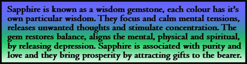 SAPPHIRES - RARE COLLECTIBLE CORUNDUM GEMS