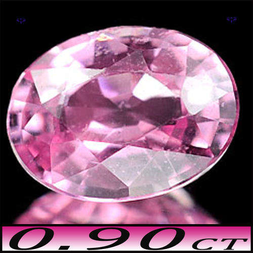 0.90ct Unheated Intense Pink Ceylon Sapphire - SI - Natural Precision Polished Oval Gem
