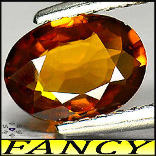 0.74ct Natural Fancy Yellow Sapphire Gem - VS - Bangkaja Brilliant Oval (Heated)